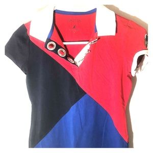 Nautica- Collard Shirt